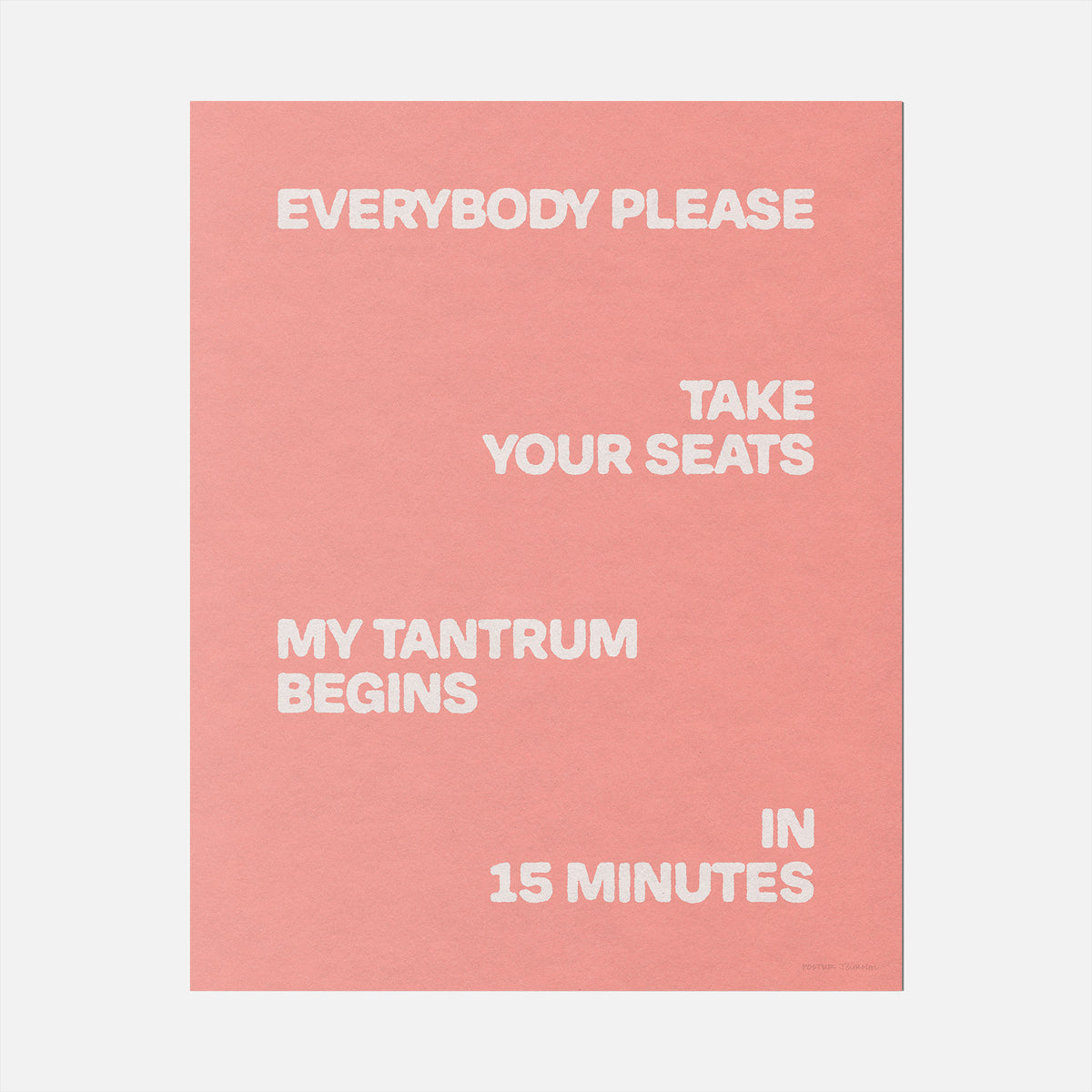 TANTRUM PRINT