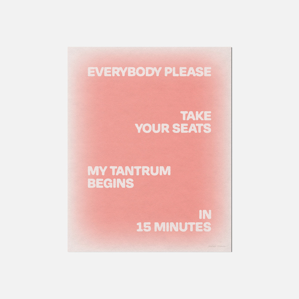 TANTRUM PRINT