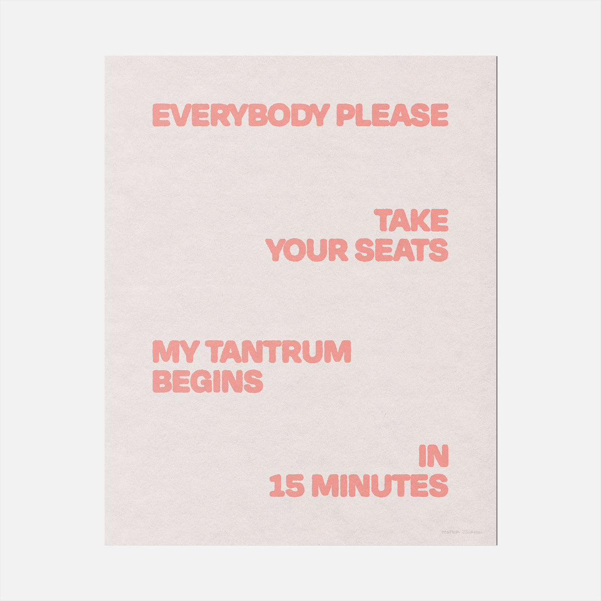 TANTRUM PRINT