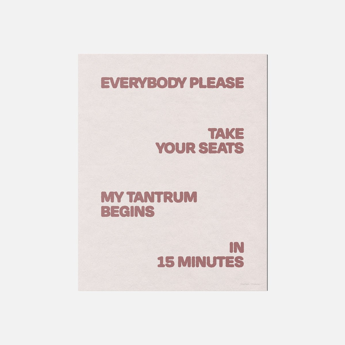TANTRUM PRINT