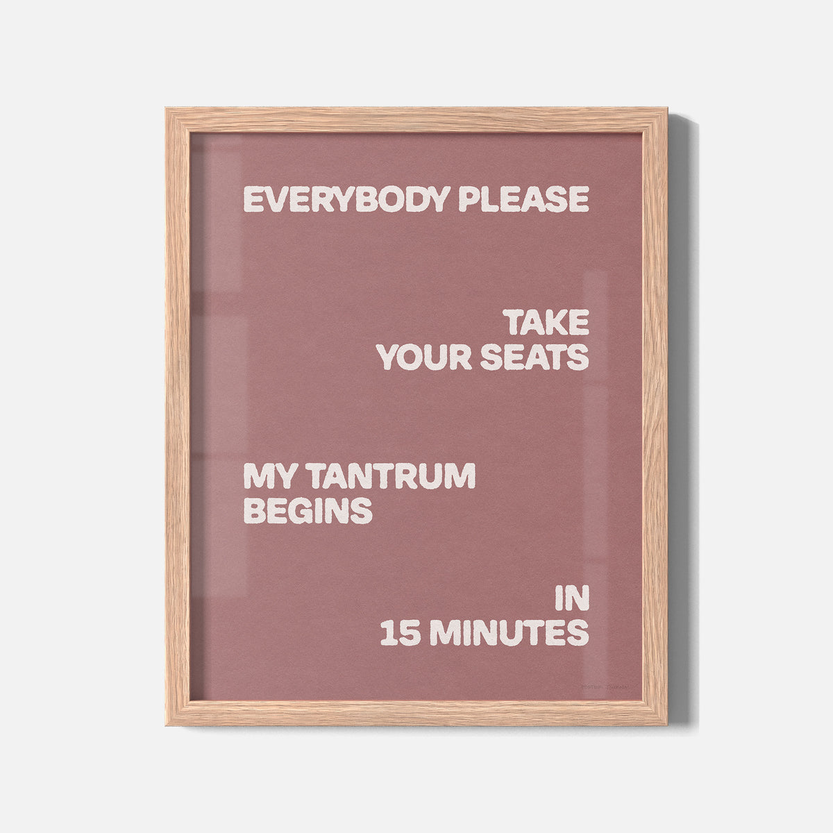 TANTRUM PRINT