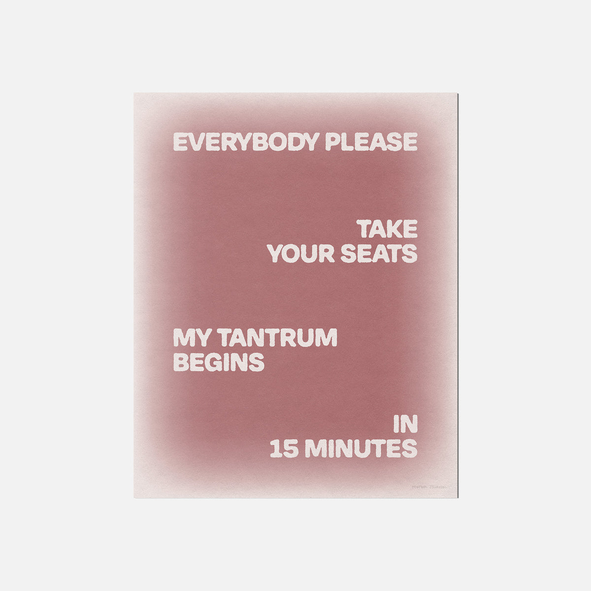 TANTRUM PRINT