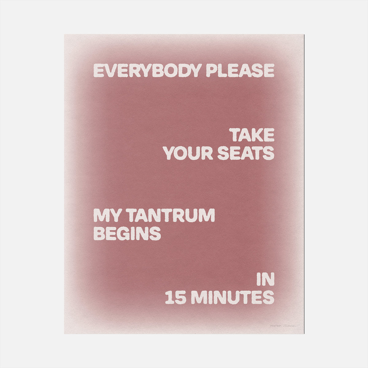 TANTRUM PRINT