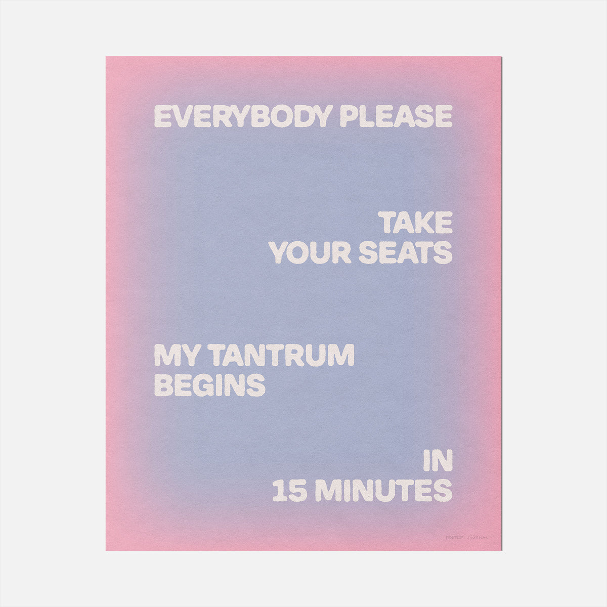 TANTRUM PRINT