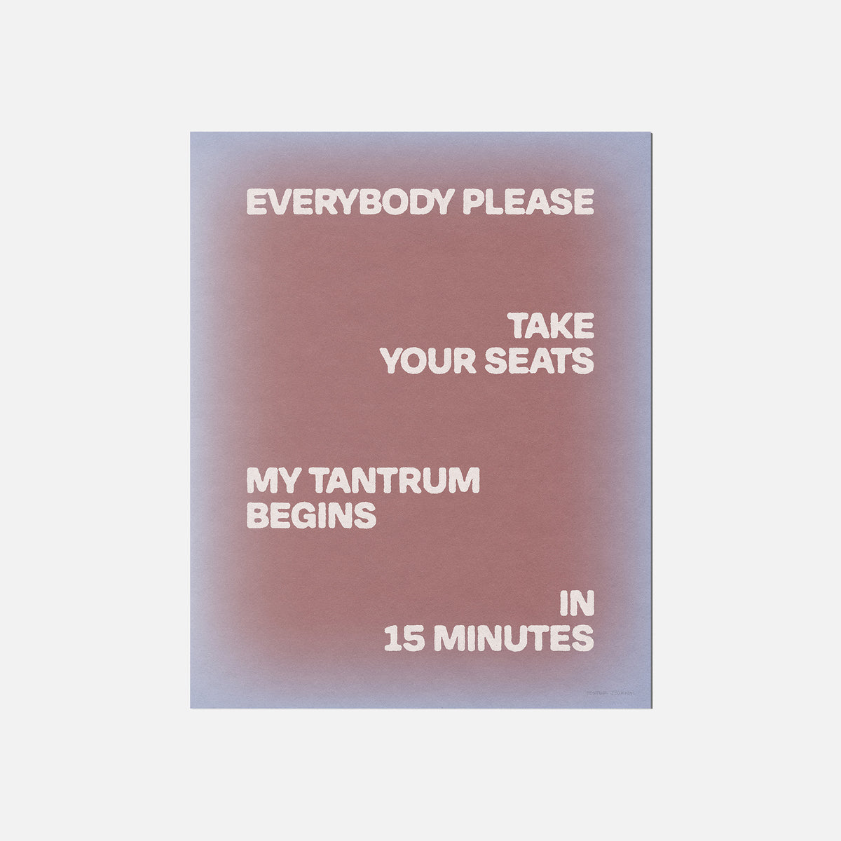 TANTRUM PRINT