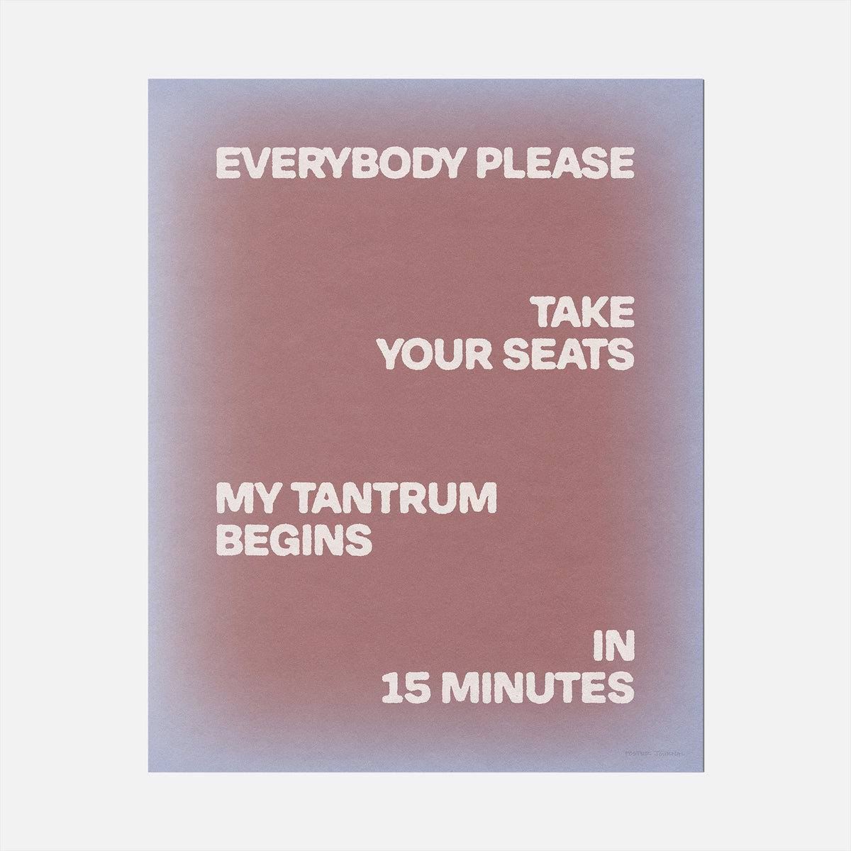 TANTRUM PRINT