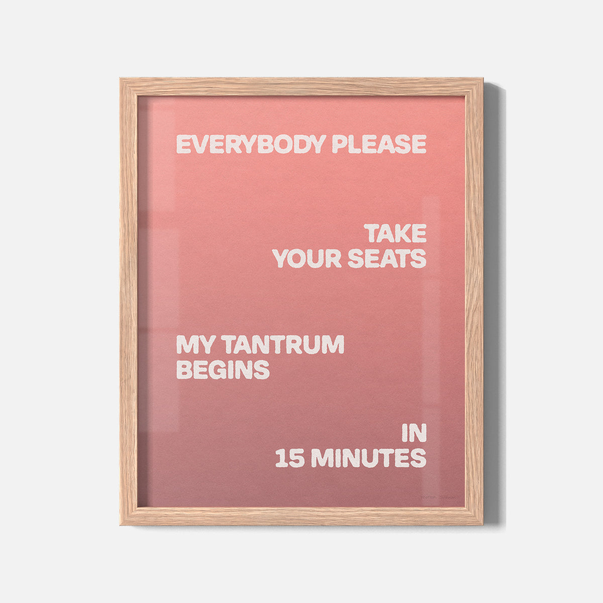 TANTRUM PRINT