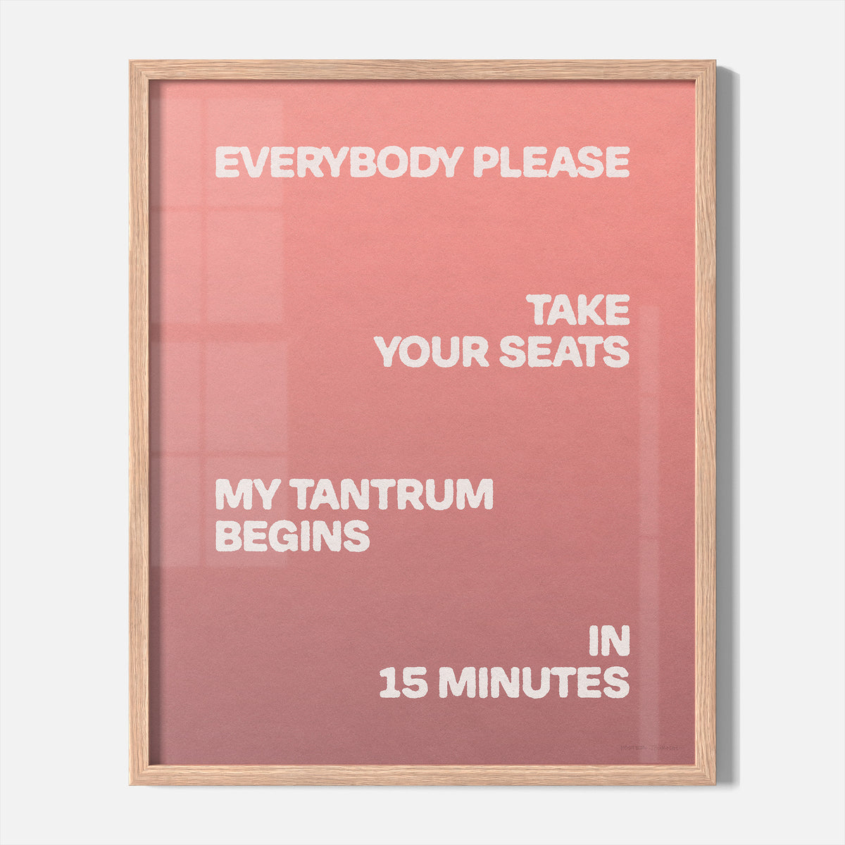 TANTRUM PRINT