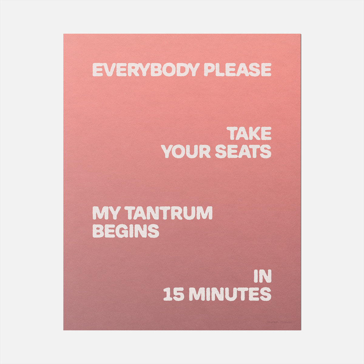 TANTRUM PRINT