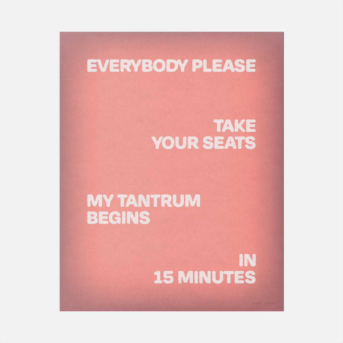 TANTRUM PRINT