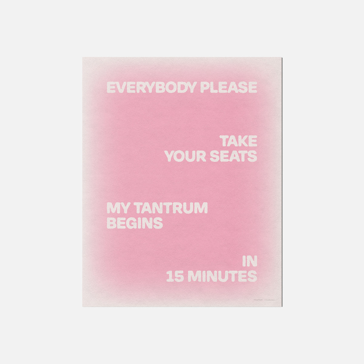 TANTRUM PRINT