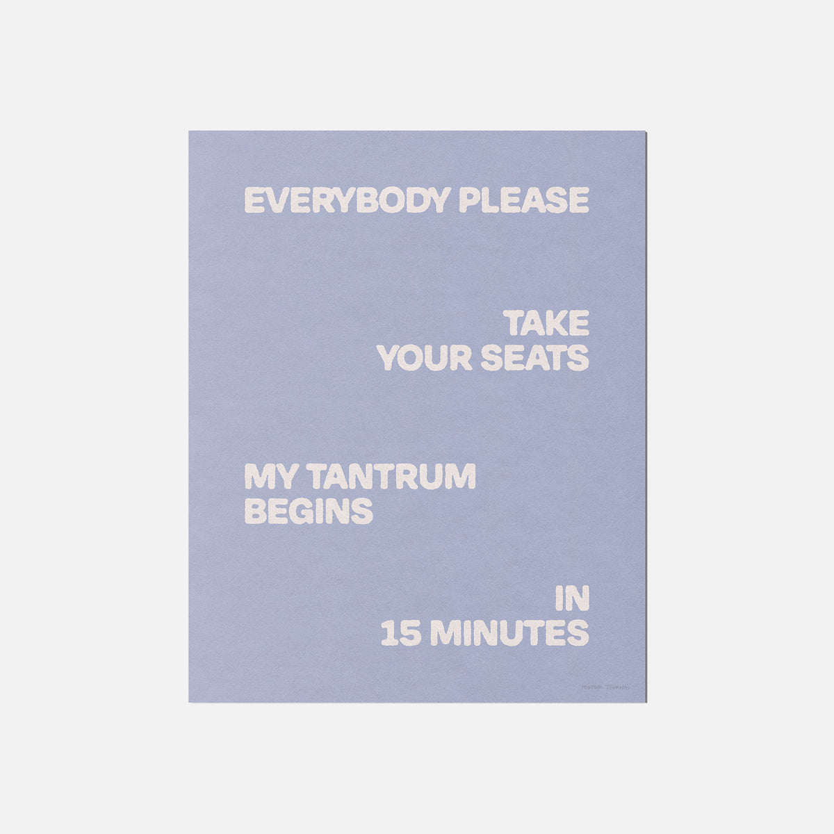 TANTRUM PRINT