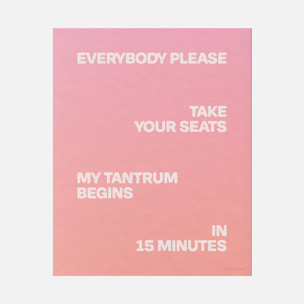 TANTRUM PRINT