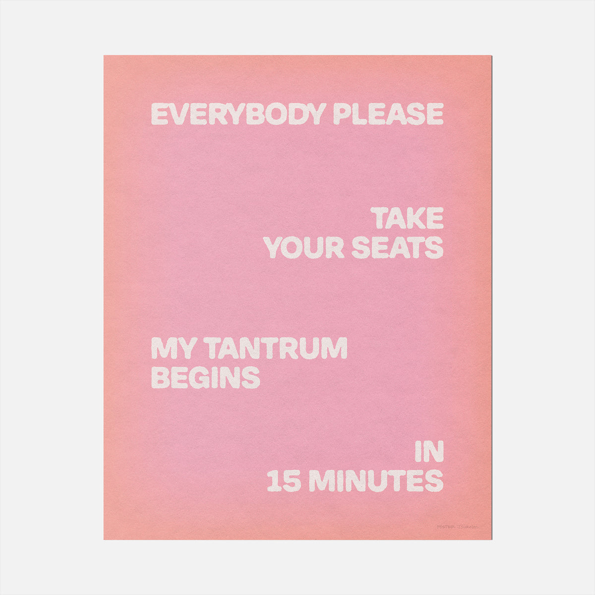 TANTRUM PRINT