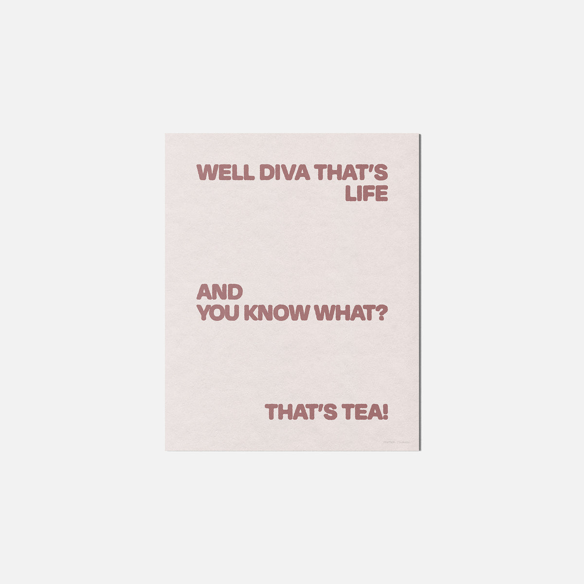 TEA PRINT