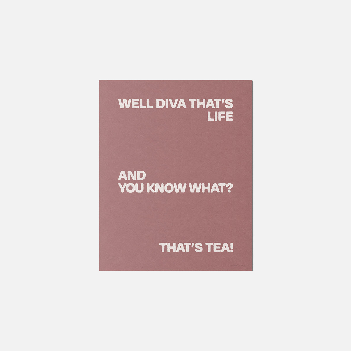 TEA PRINT