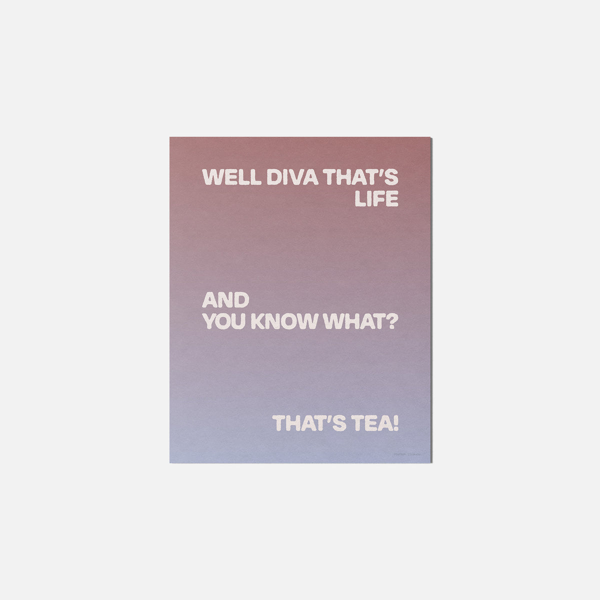 TEA PRINT