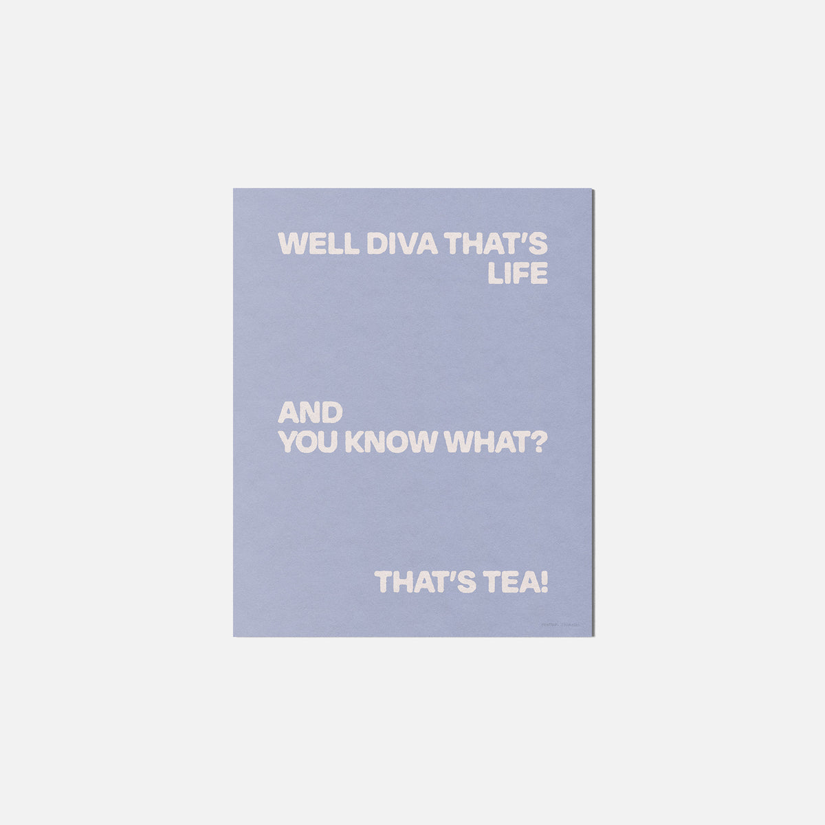 TEA PRINT