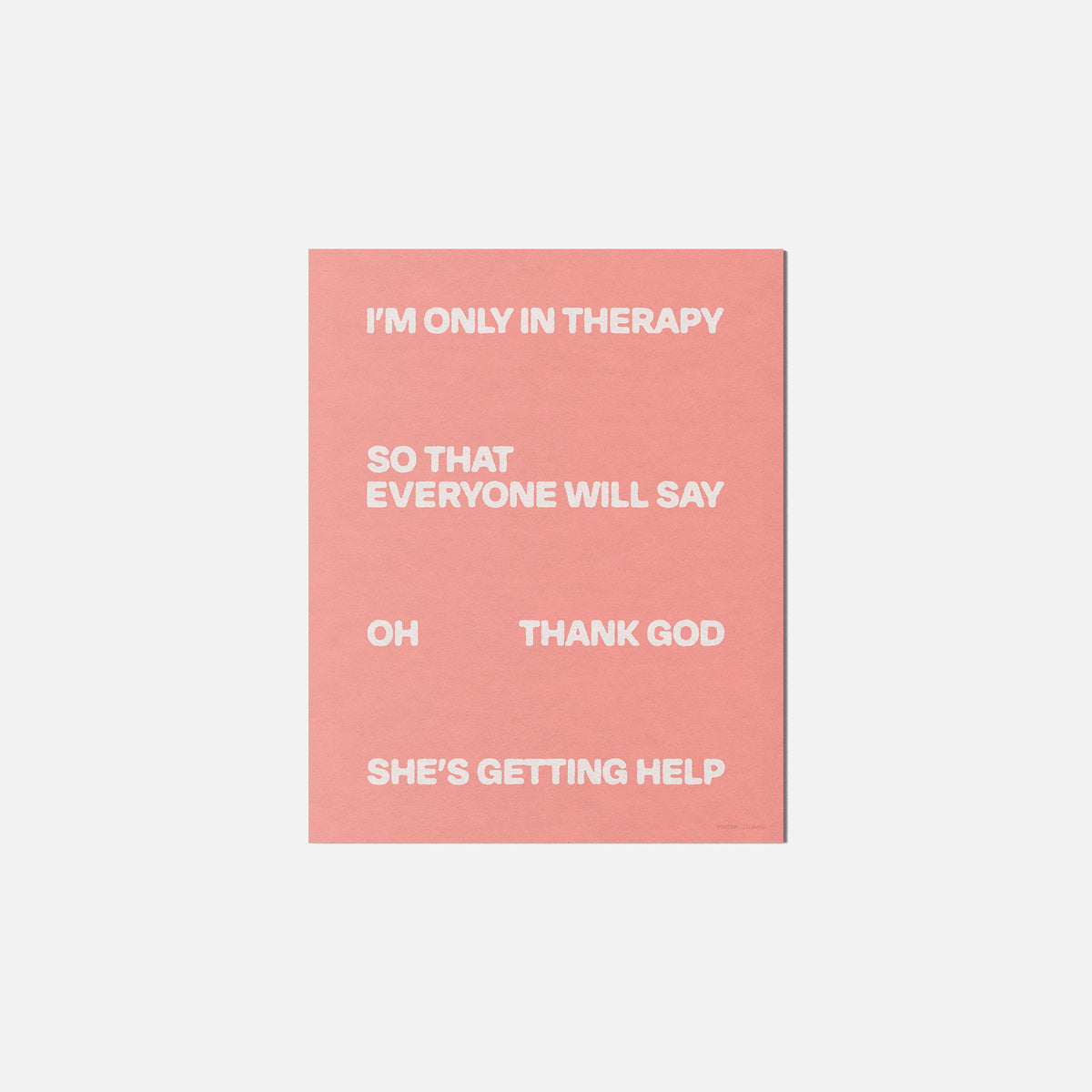 THERAPY PRINT