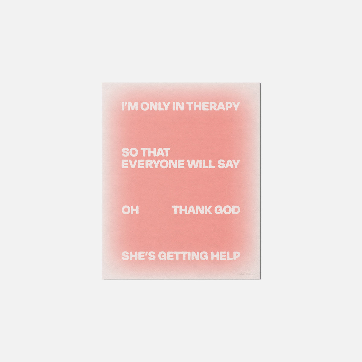 THERAPY PRINT
