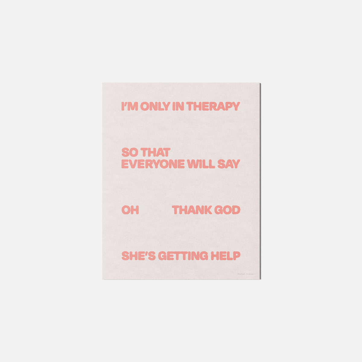THERAPY PRINT