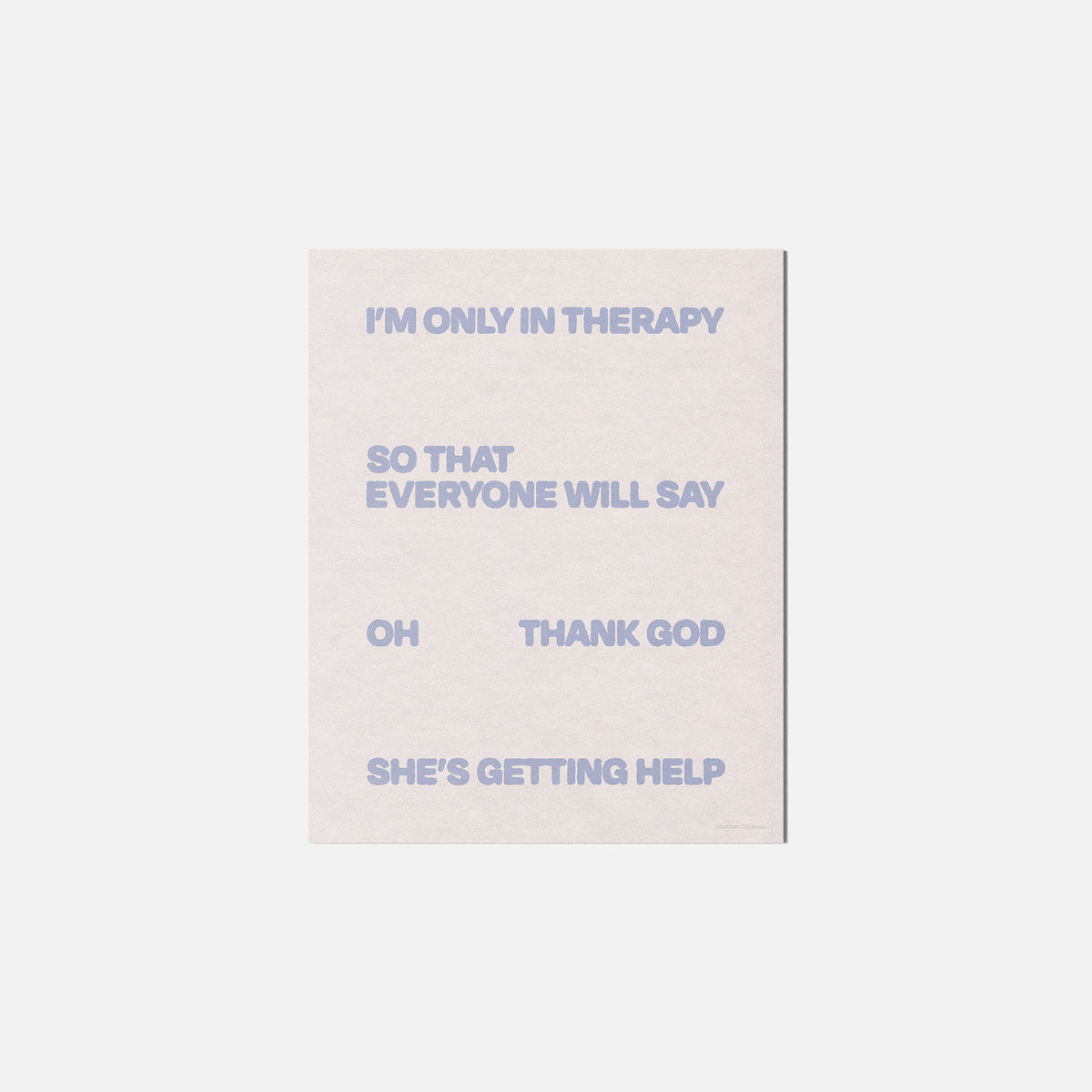 THERAPY PRINT