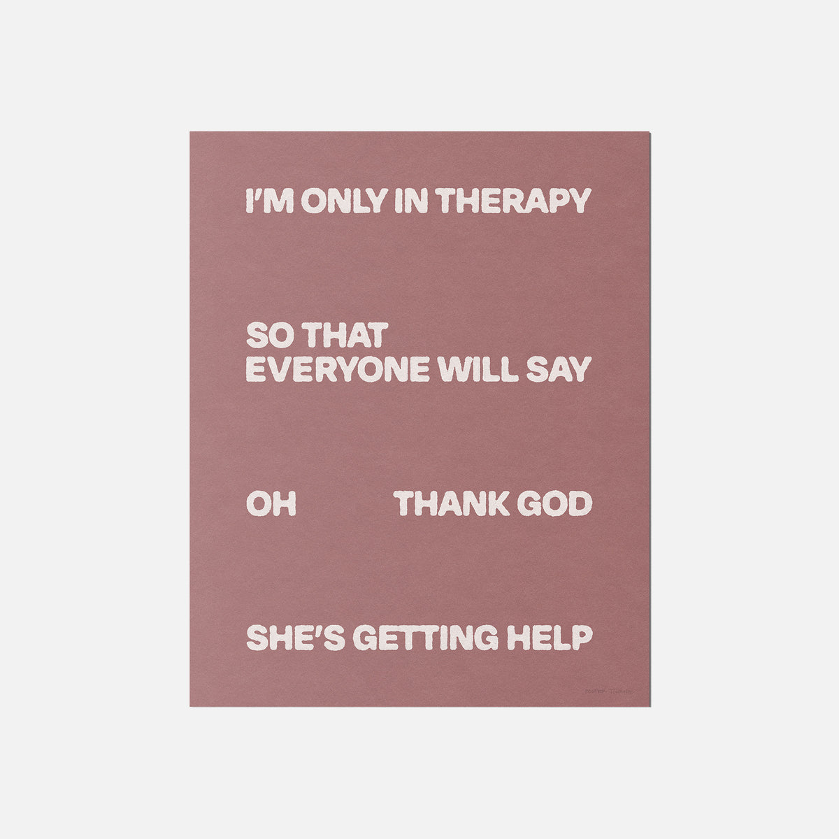 THERAPY PRINT