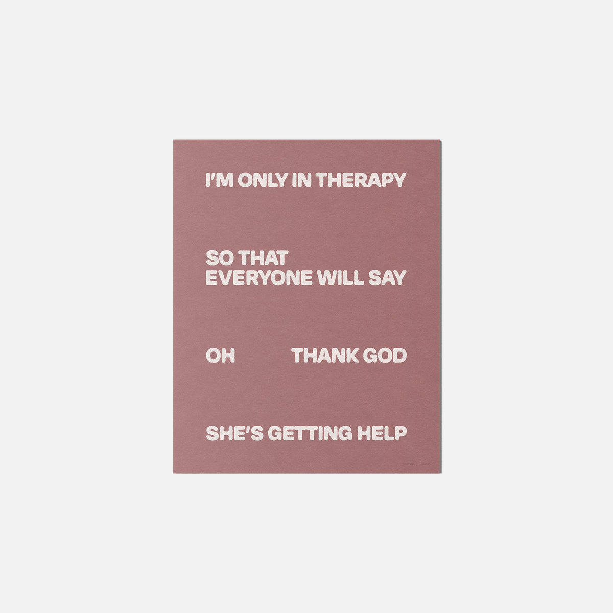 THERAPY PRINT