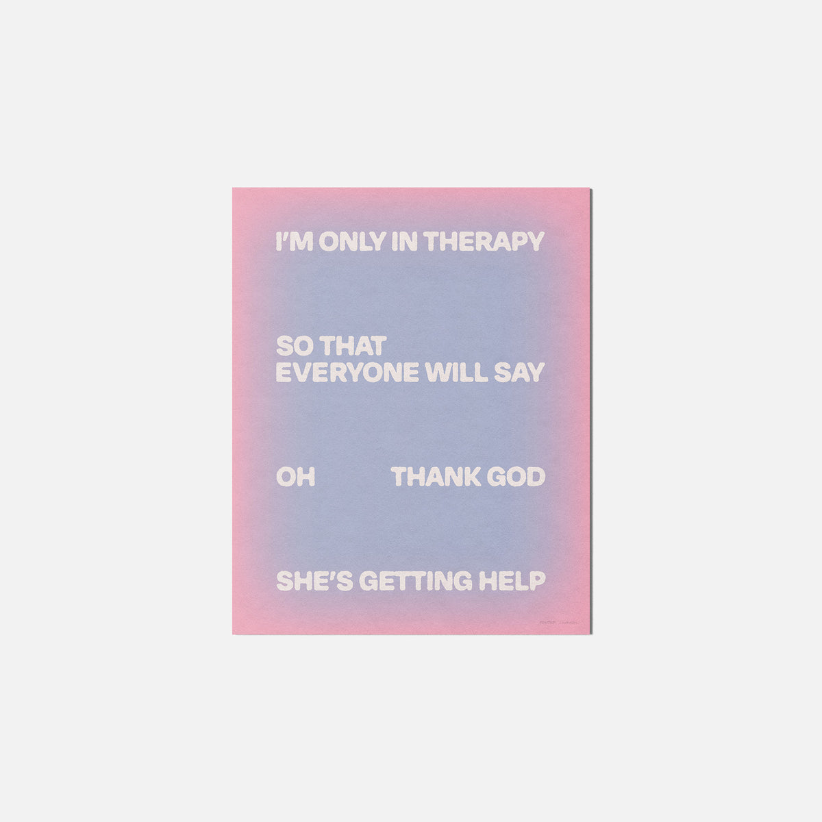THERAPY PRINT
