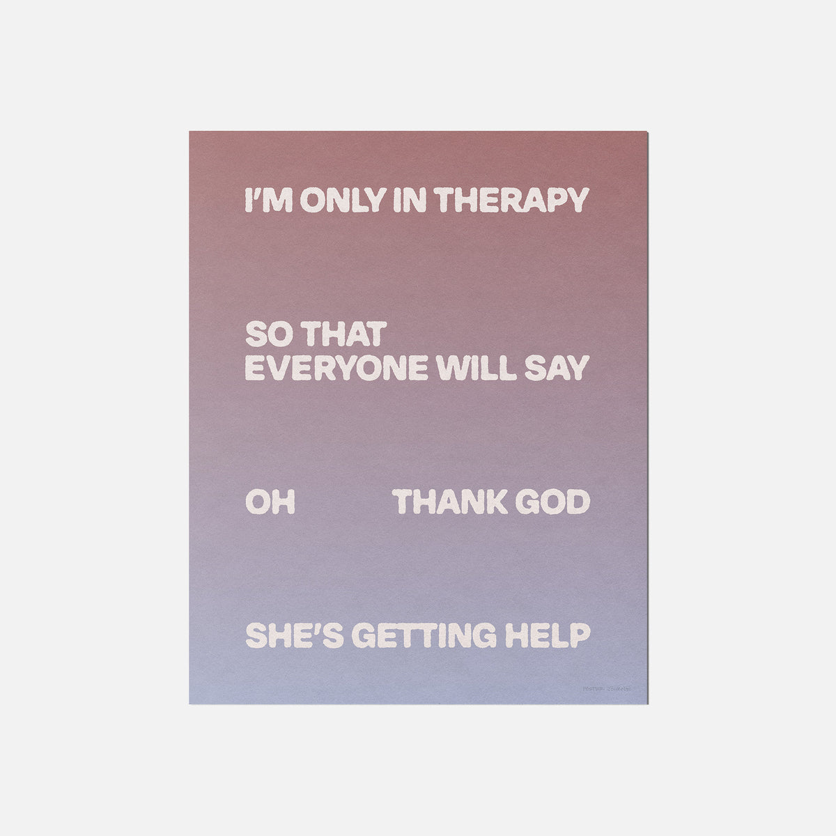THERAPY PRINT