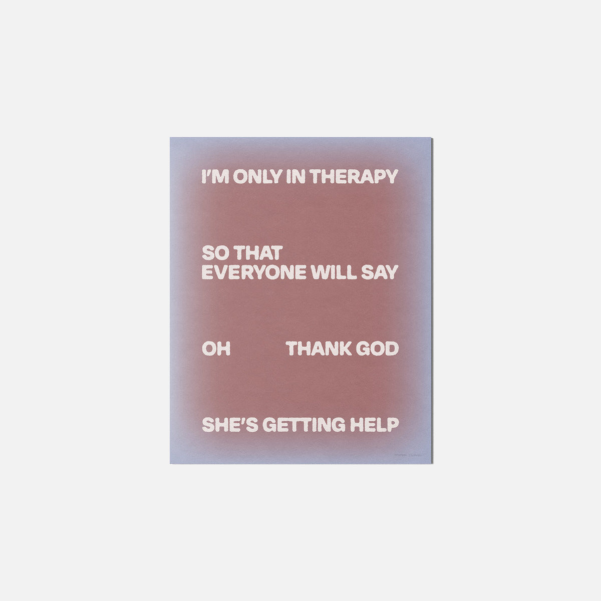 THERAPY PRINT