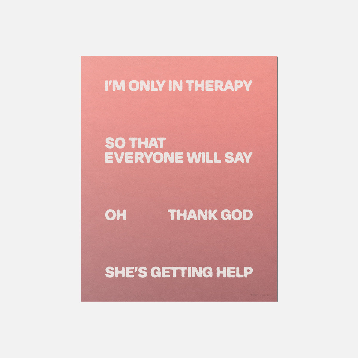 THERAPY PRINT