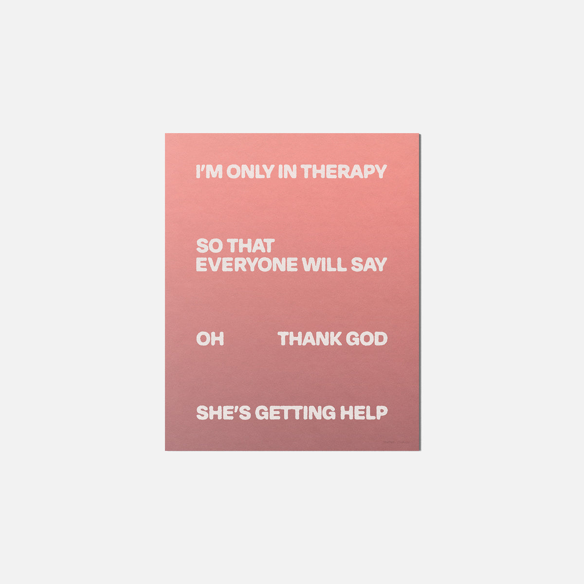 THERAPY PRINT