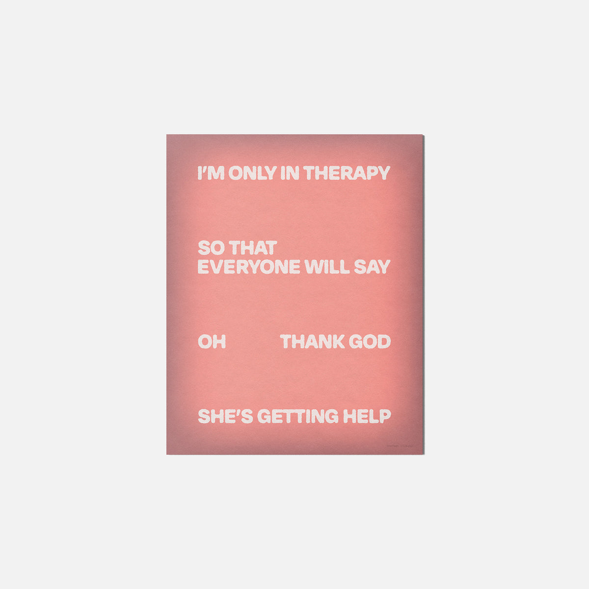 THERAPY PRINT