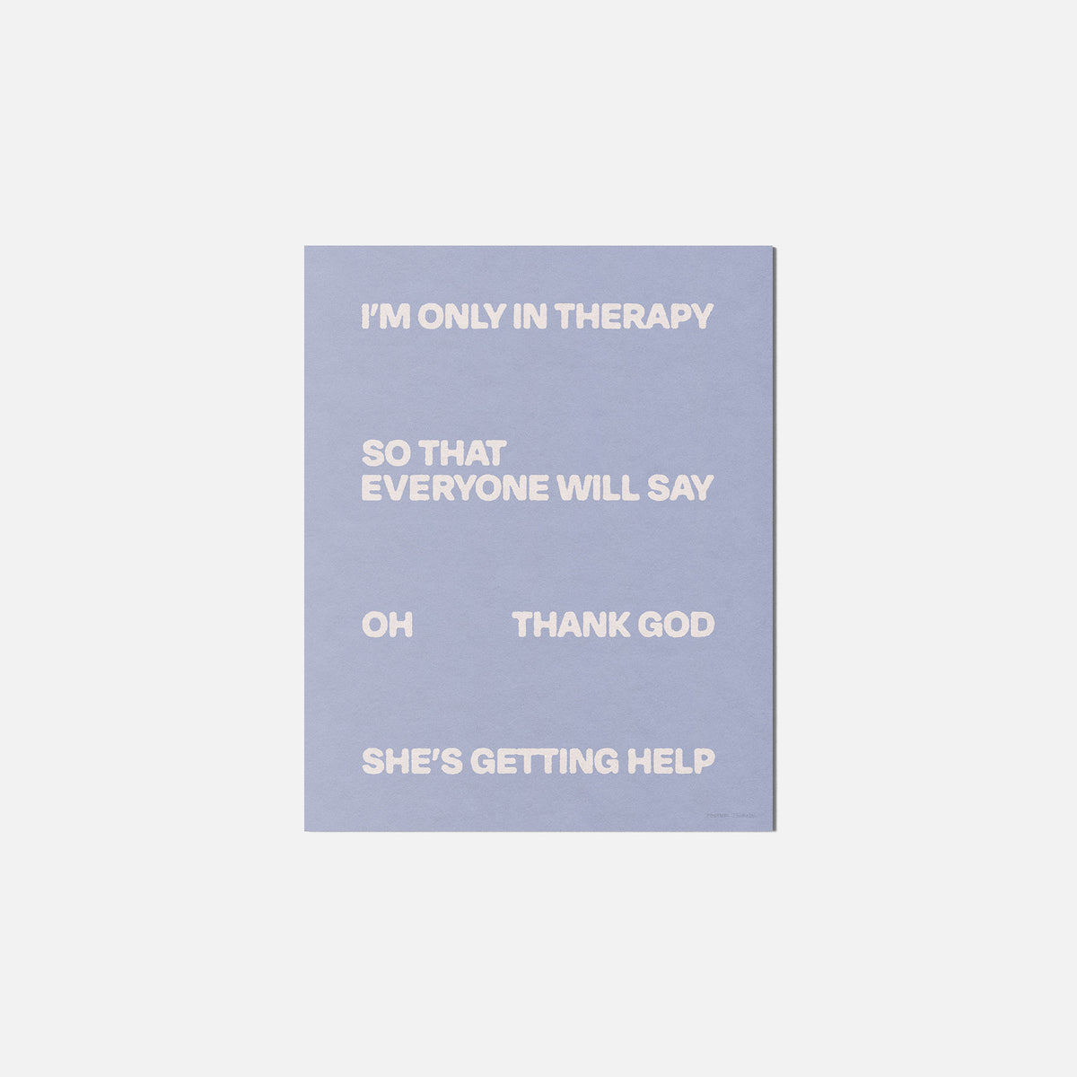 THERAPY PRINT