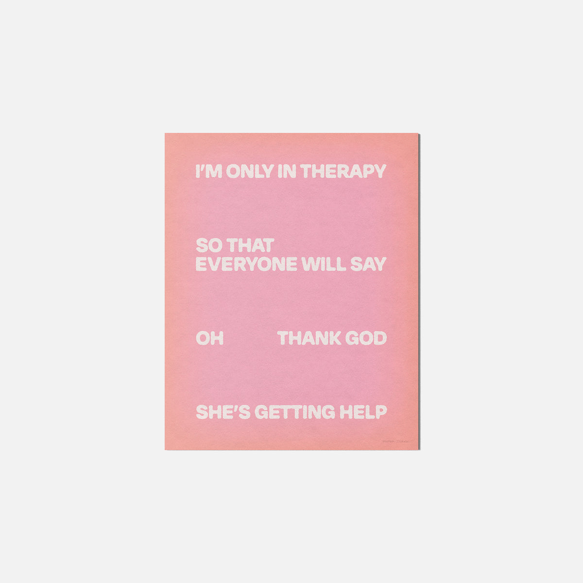 THERAPY PRINT