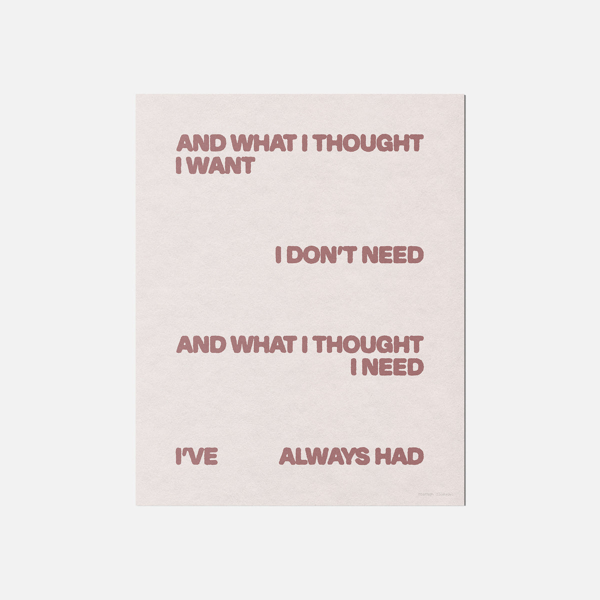 THOUGHT PRINT