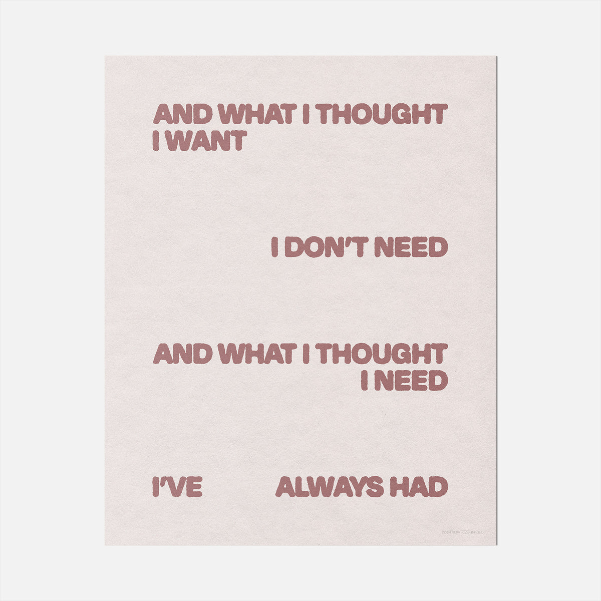 THOUGHT PRINT