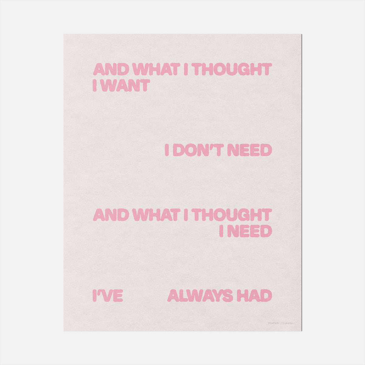 THOUGHT PRINT