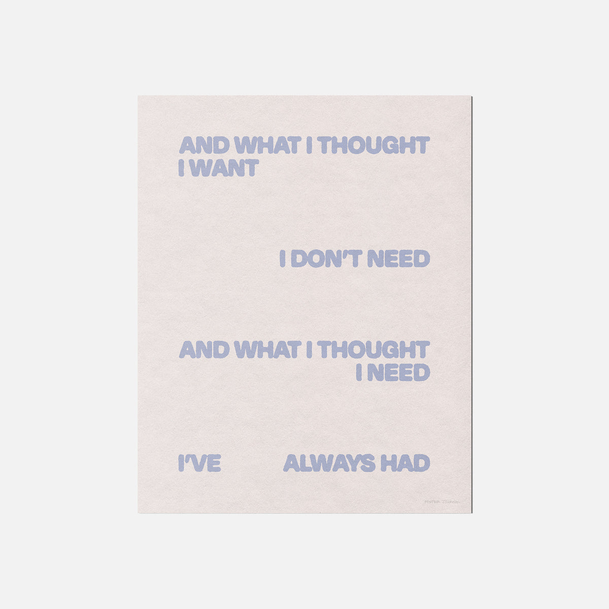 THOUGHT PRINT