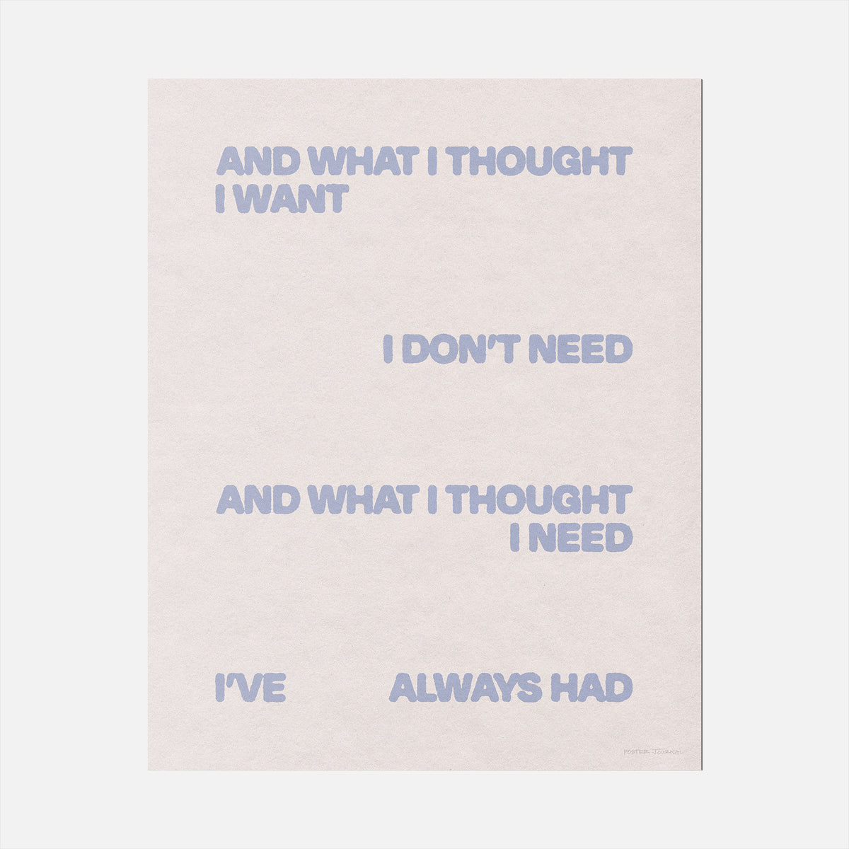 THOUGHT PRINT