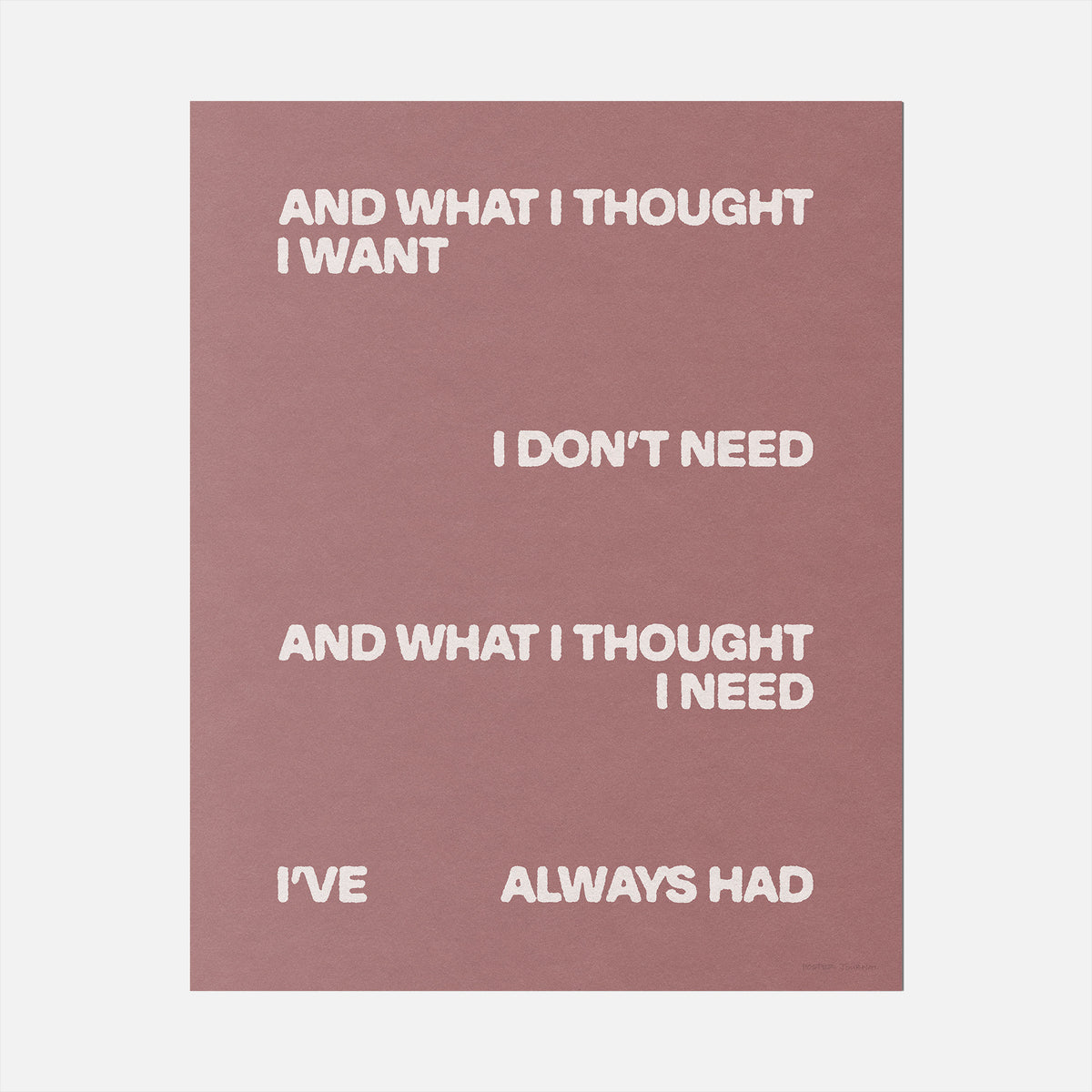 THOUGHT PRINT