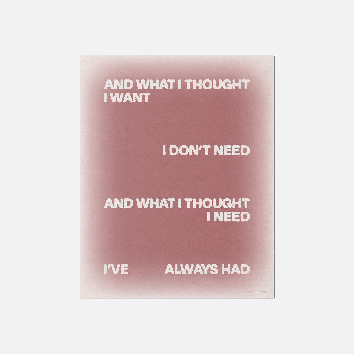 THOUGHT PRINT