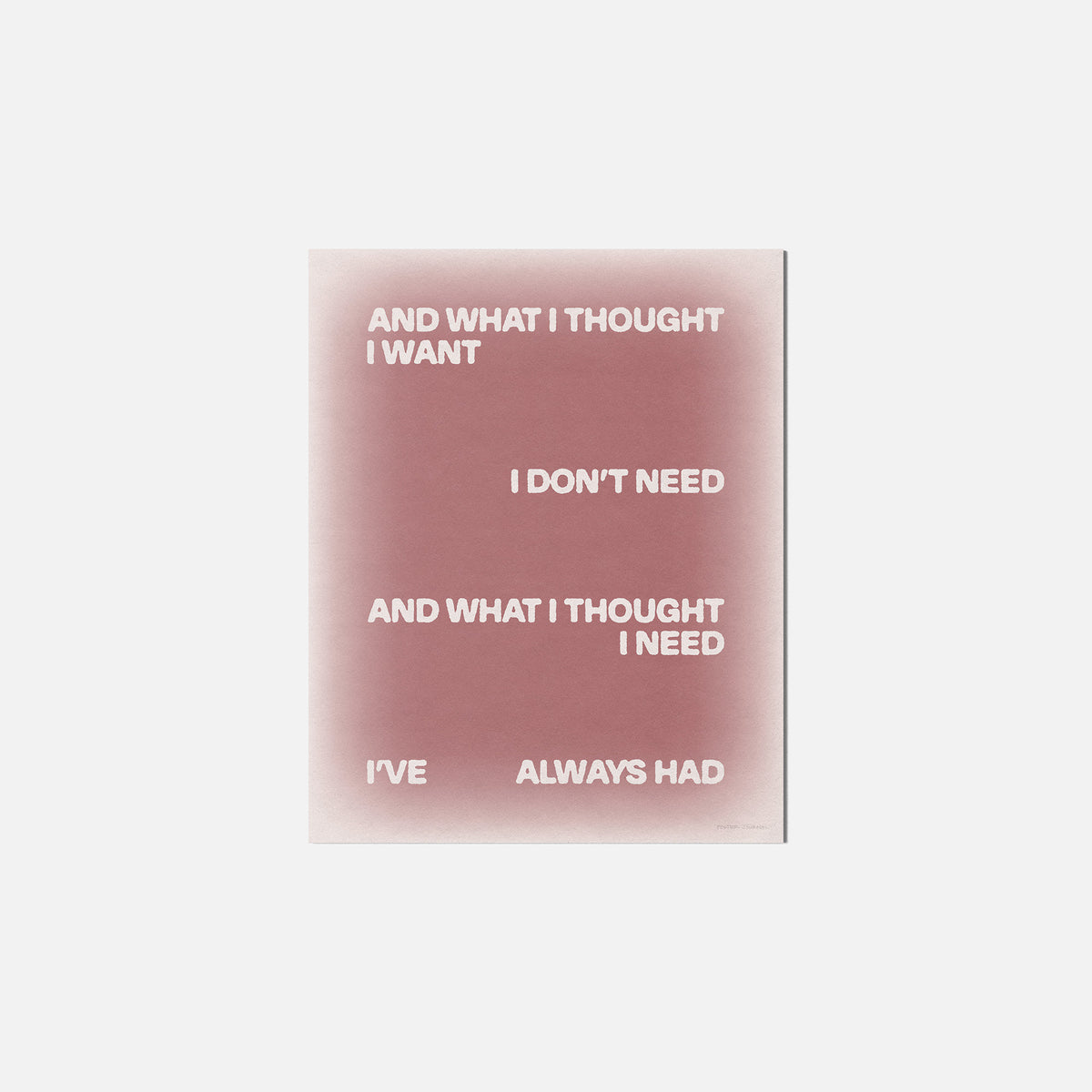 THOUGHT PRINT