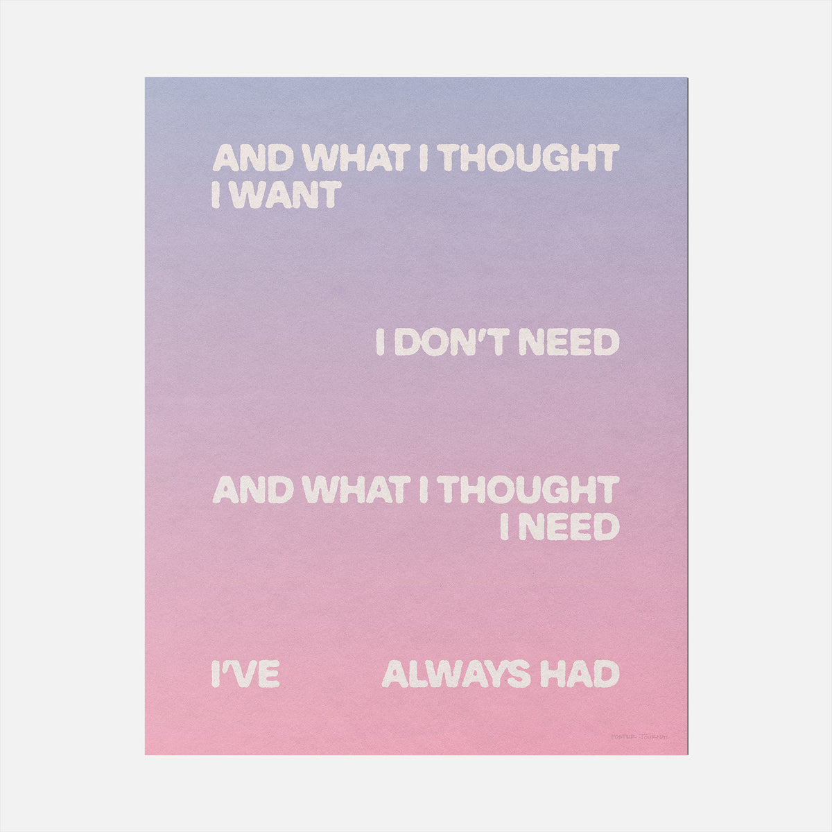 THOUGHT PRINT