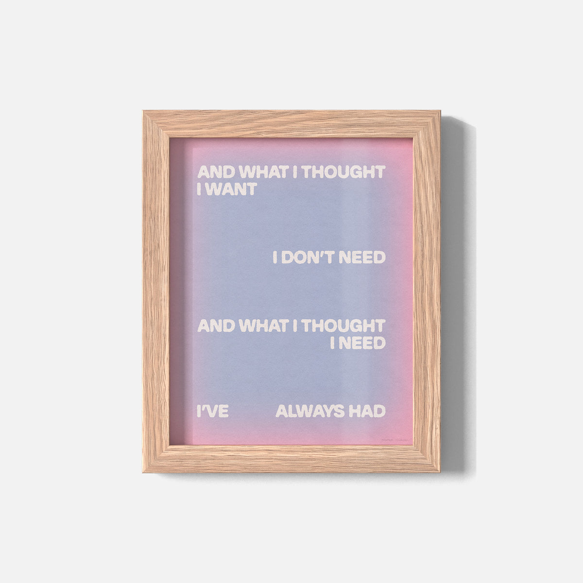 THOUGHT PRINT