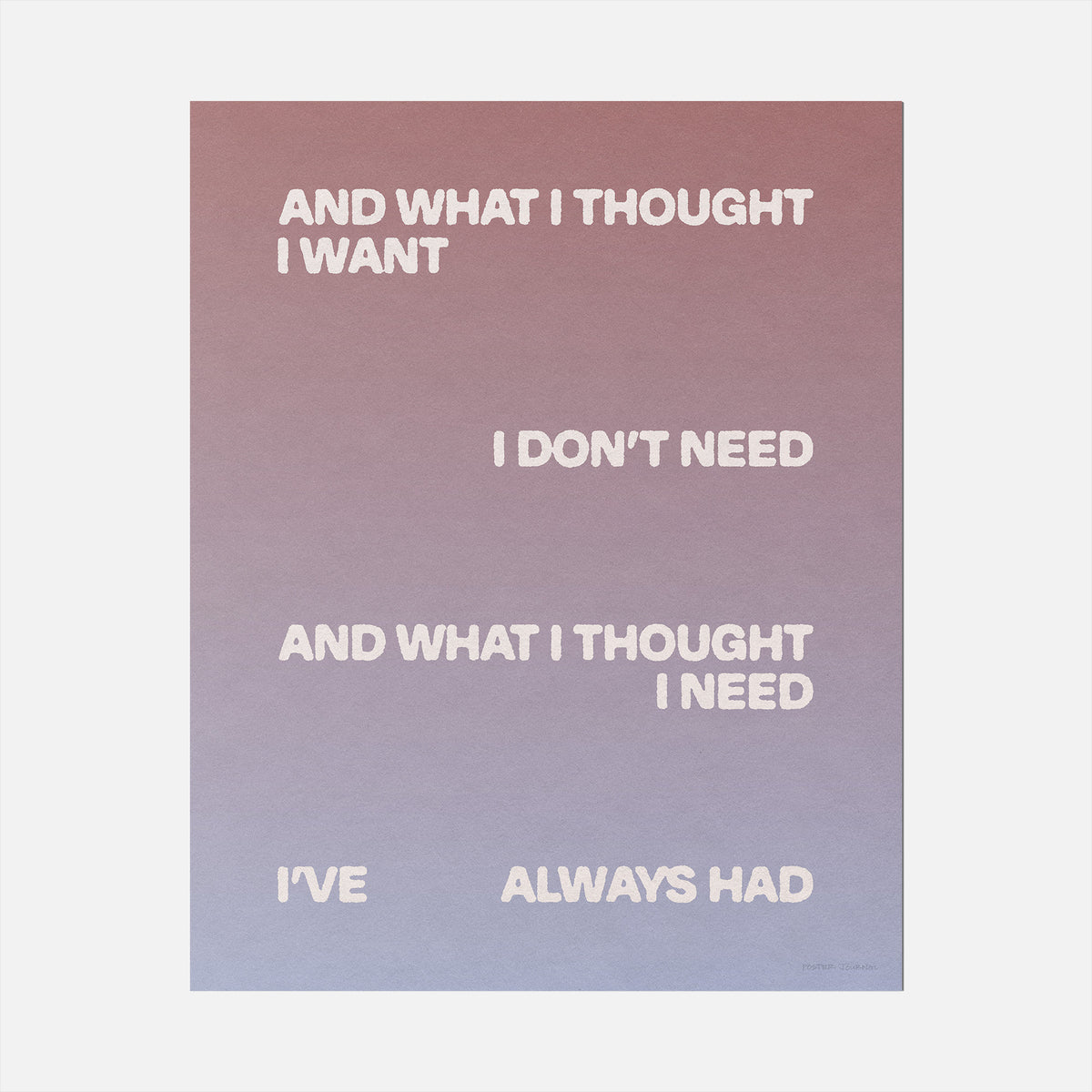 THOUGHT PRINT