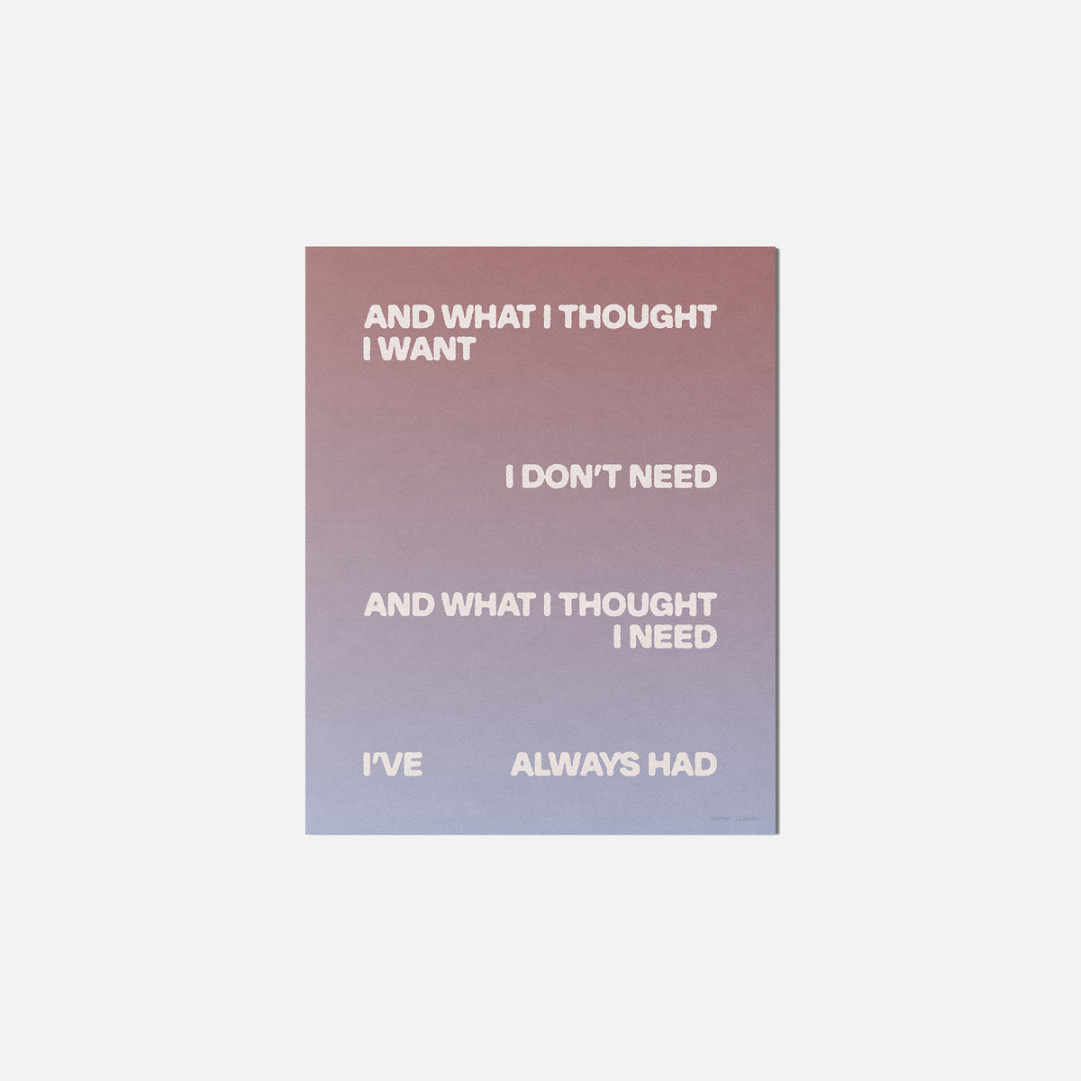 THOUGHT PRINT