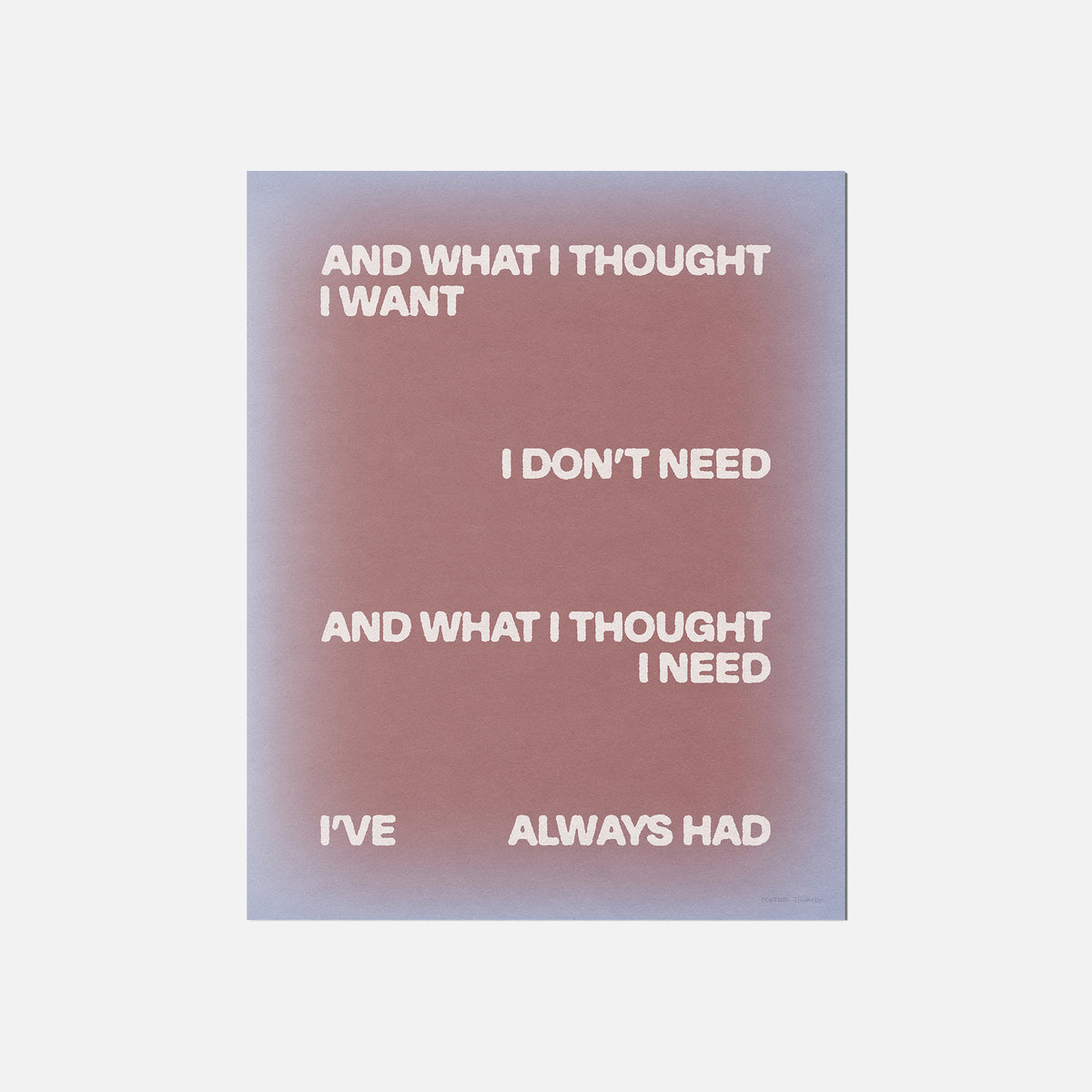 THOUGHT PRINT
