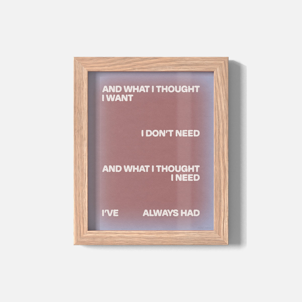 THOUGHT PRINT